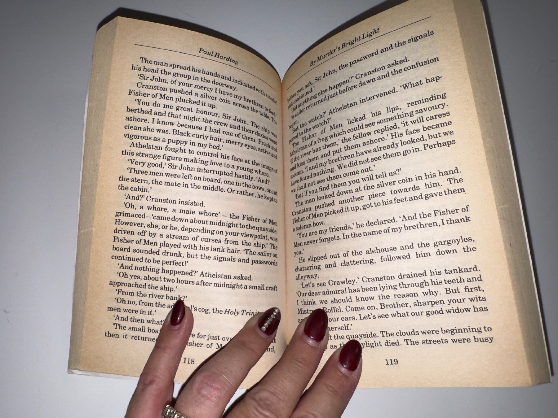 Libri: NOVEL: Paul Harding, By murder's bright light – Usato da Grosswangen venduto da English_books 5