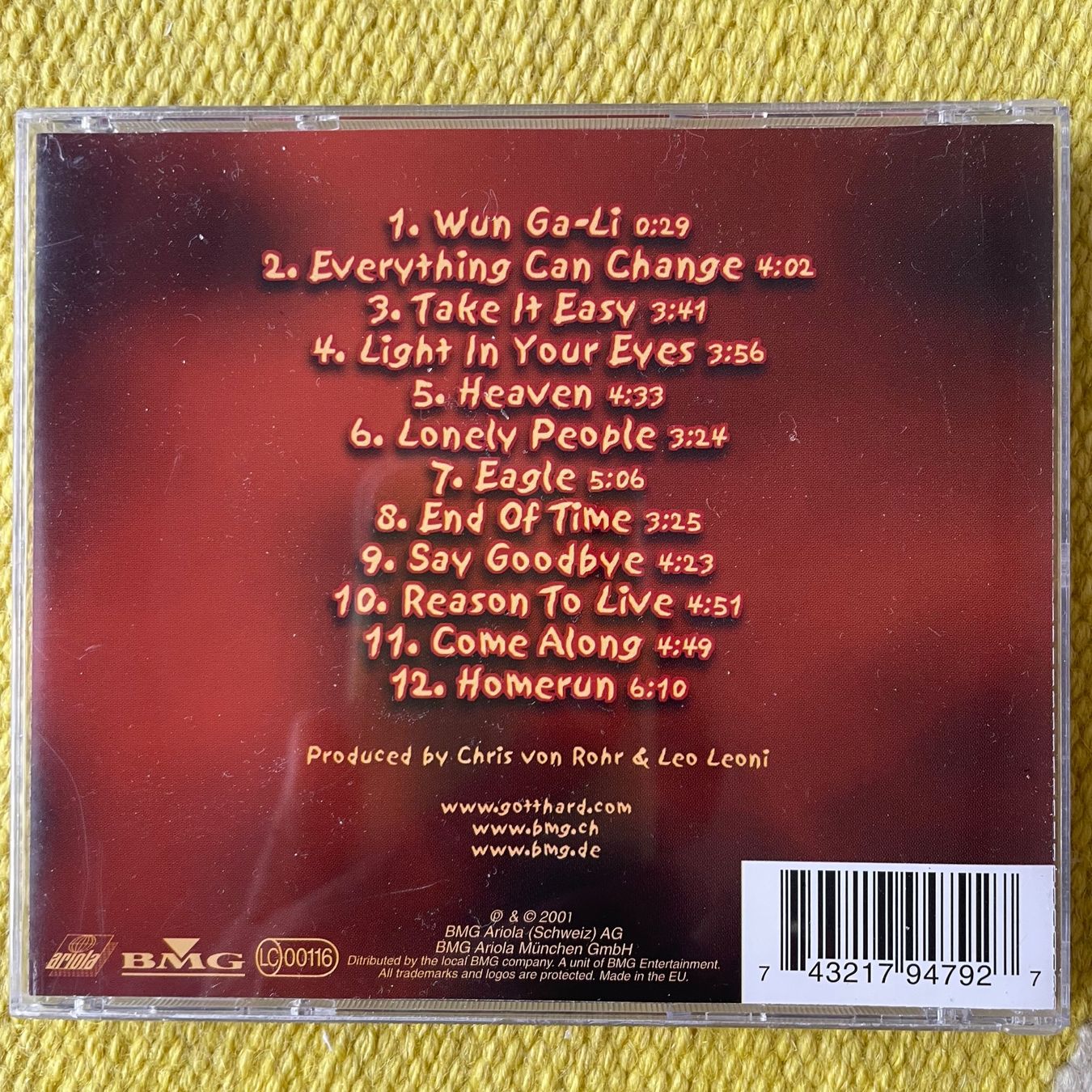 CDs: GOTTHARD-HOMERUN – Gebraucht aus Rorschacherberg von CD-Roli 1