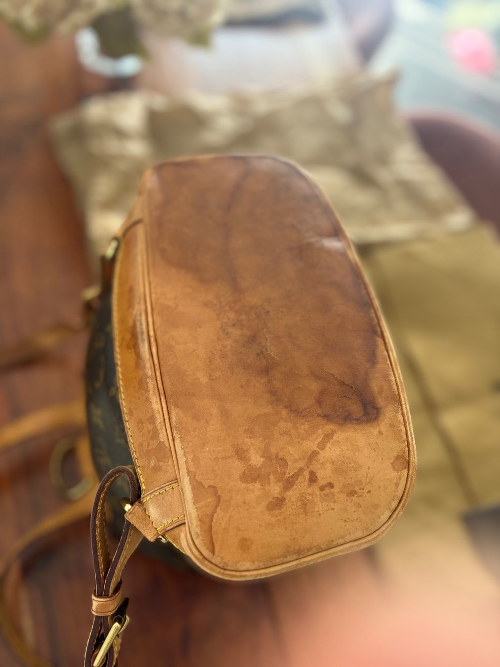 Louis Vuitton Zaini: Louis Vuitton Montsouris MM Monogram Rucksack – Usato da Basel venduto da mari474 4