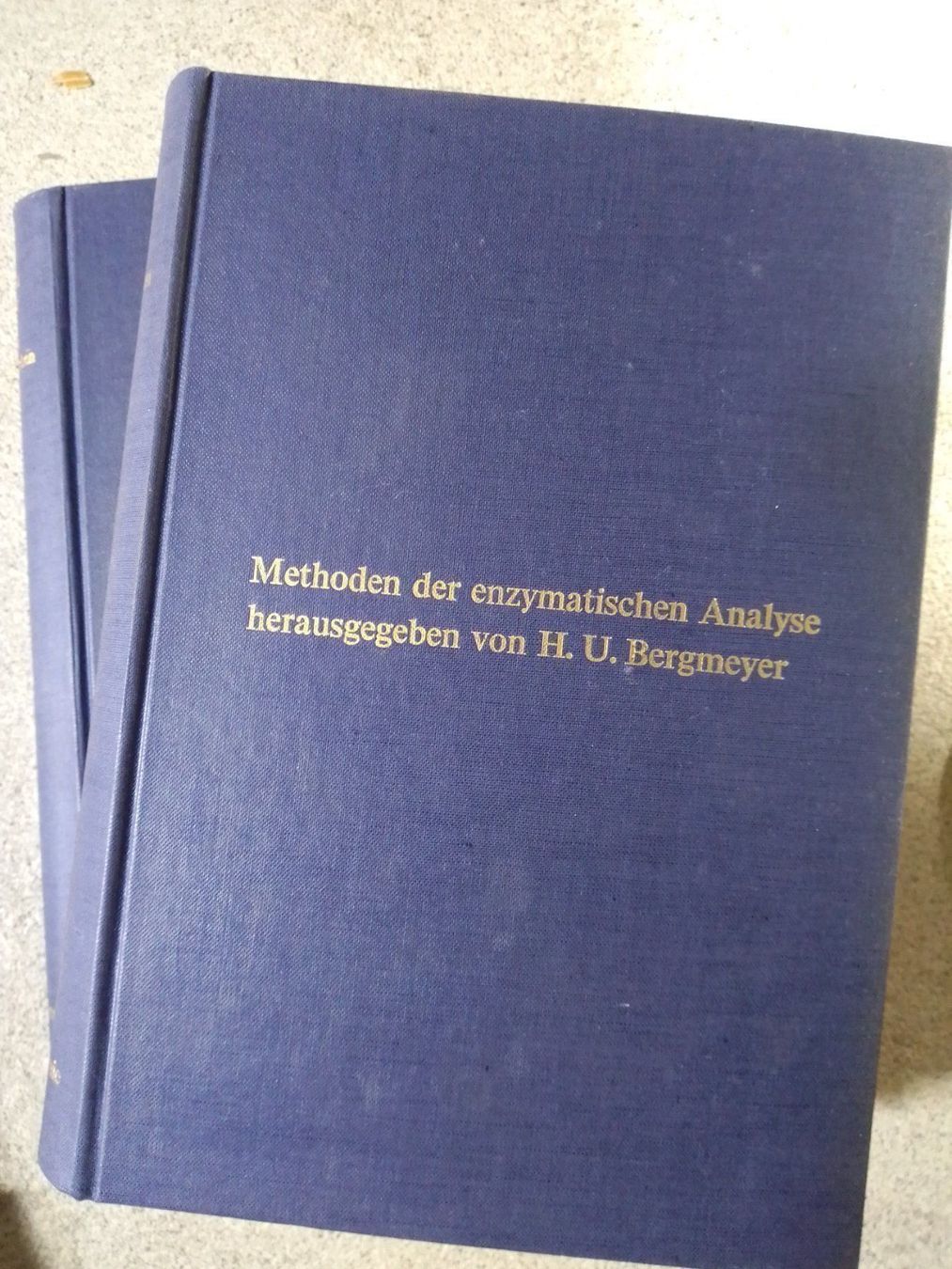 Livres: Methoden der enzymatischen Analyse – D'occasion à Bassersdorf par kal_99sw