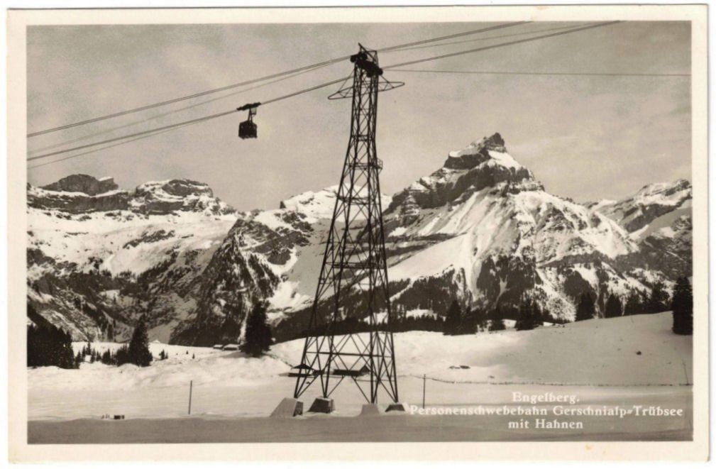 Cartoline postali: Engelberg - Luftseilbahn Gerschnialp--Trübsee – Usato da Binningen venduto da Mountainrider