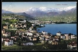 AK Lugano, Paradiso, 1925