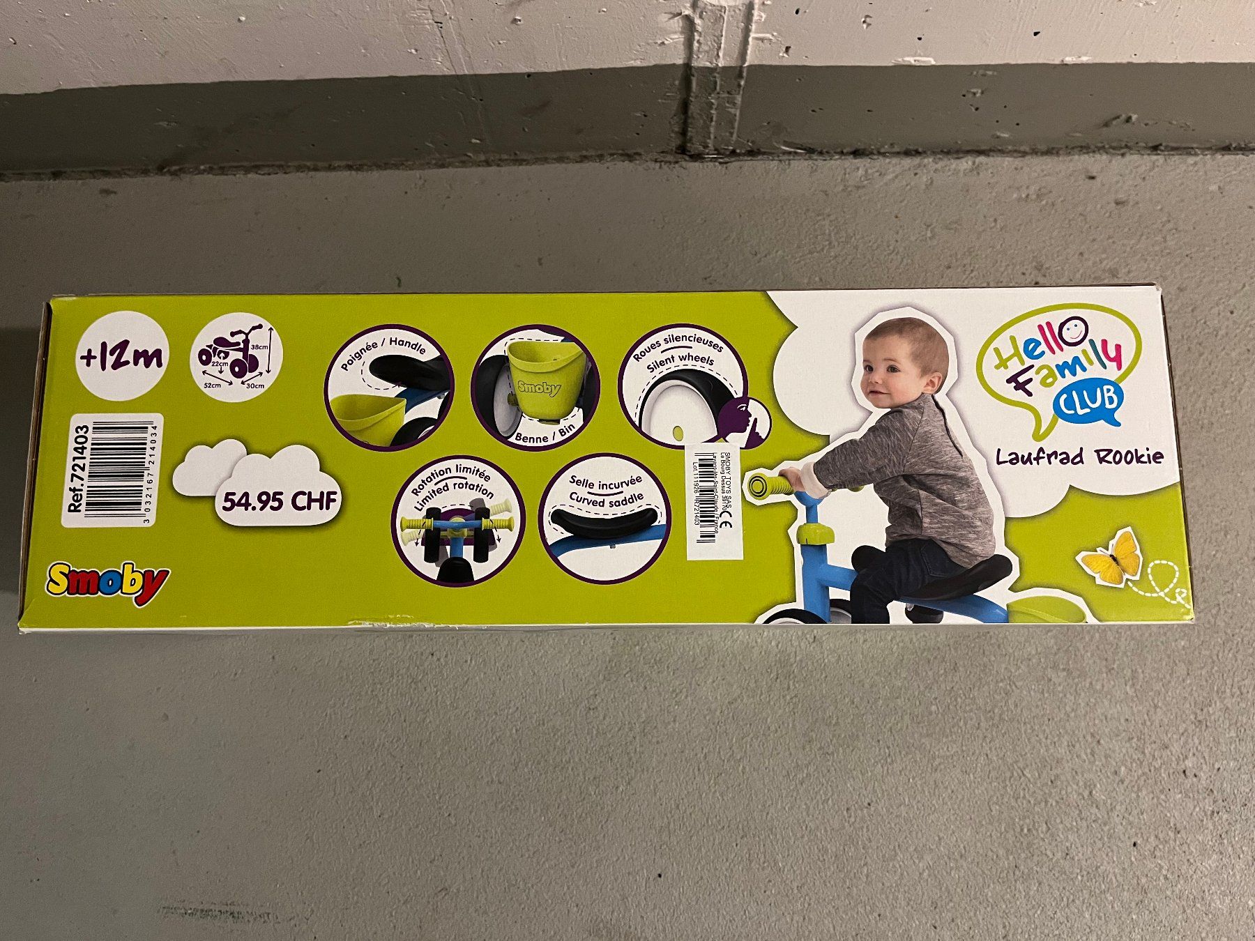 Smoby Veicoli per bambini: Laufrad Rookie Smoby - NEU – Nuovo e nell'imballaggio originale da Konolfingen venduto da takkie 2