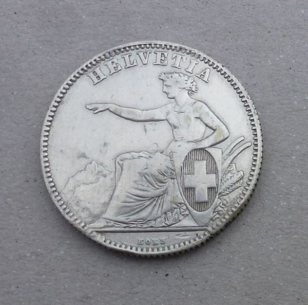Alle Münzen: ++ 2.- Franken 1862 – Gebraucht aus Walkringen von Casablanca777 1