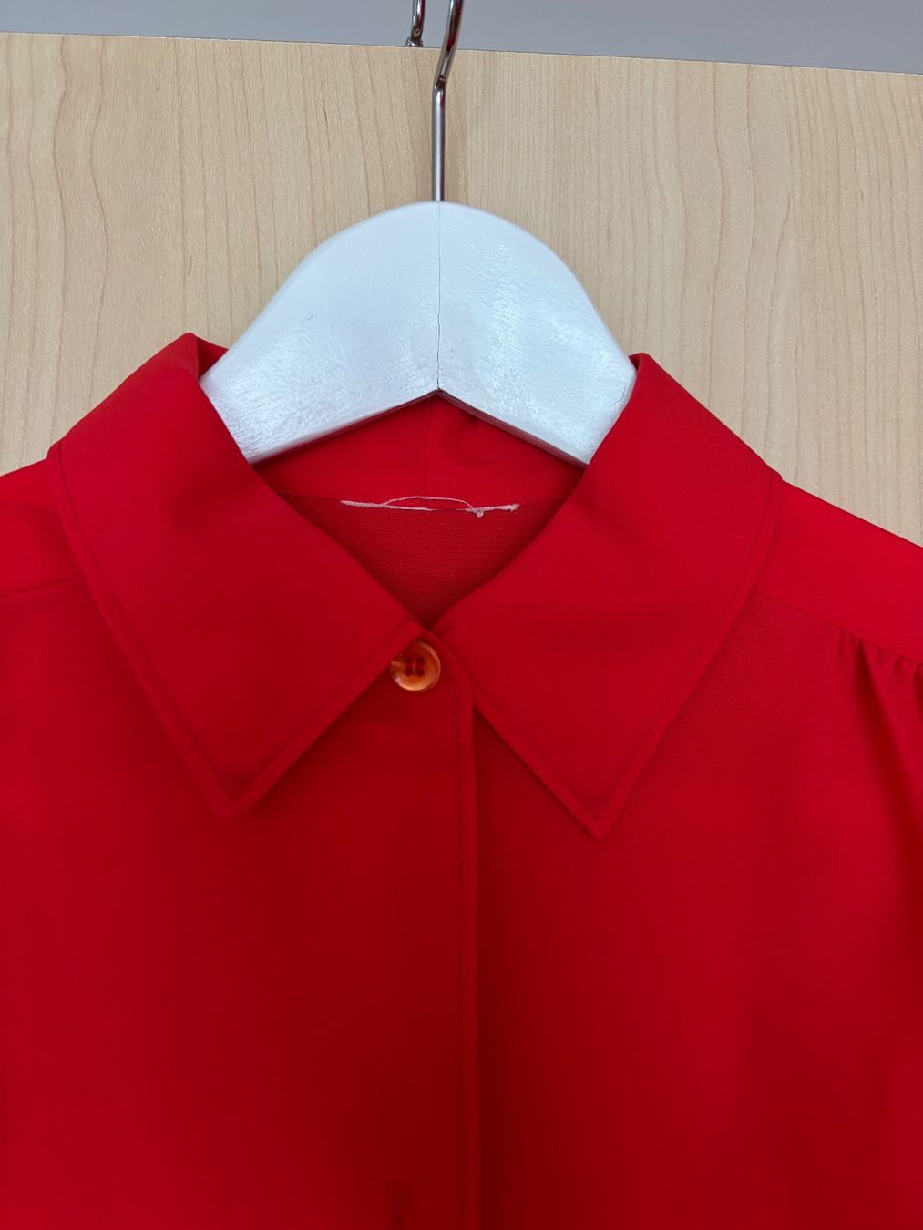 Blusen: Vintage Bluse rot – Gebraucht aus Frauenfeld von Sementissa 1