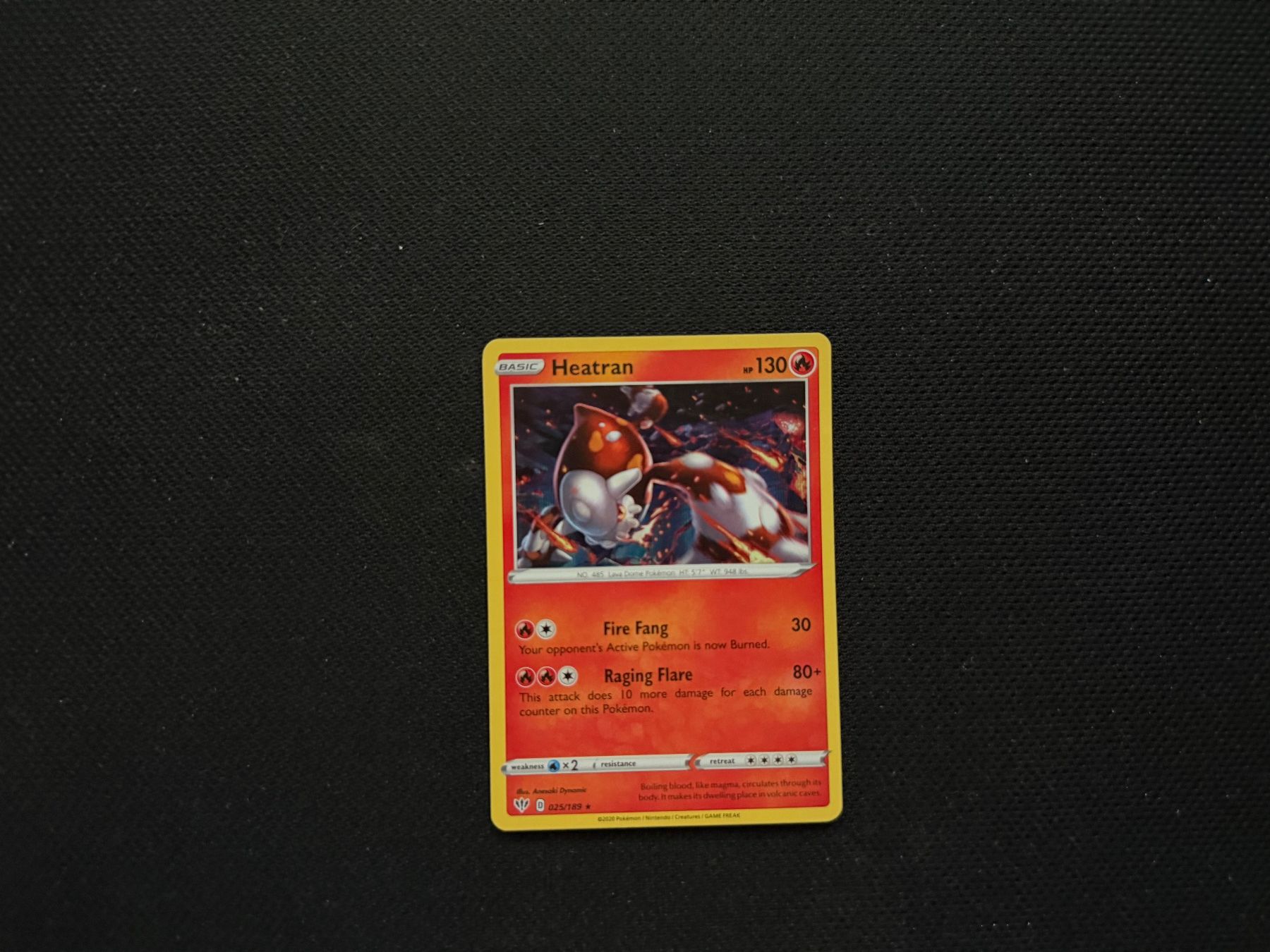 Pokémon Cartes à collectionner: Heatran 025/189 – D'occasion à Zürich par mountainwizard00