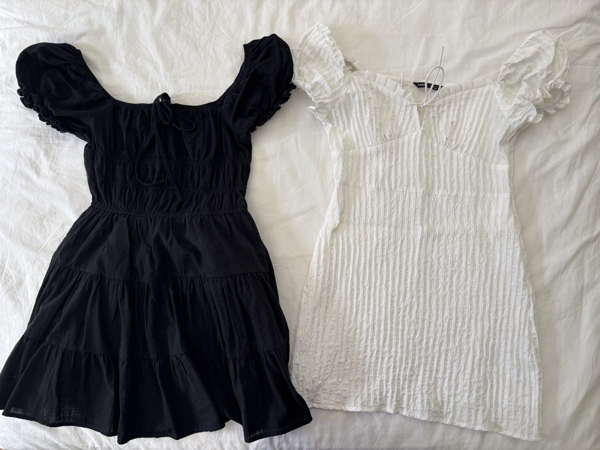 Shein Vestiti & Gonne: two short dresses  – Usato da Claro venduto da annakhanh