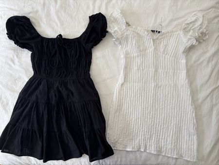 two short dresses 