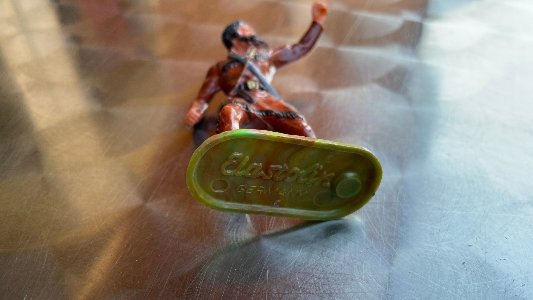 Statuette: Old Shatterhand Cowboy  - Elastolin Figur – Usato da Glattfelden venduto da cybermaxx 2