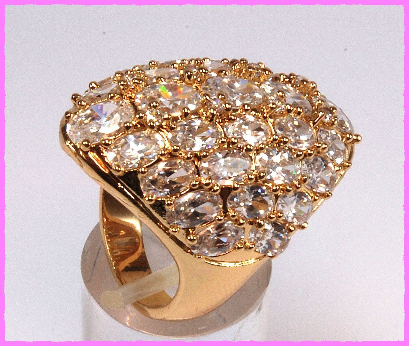 Ringe: Wow, grosser Ring mit Zirkonia – Neu und originalverpackt aus Oberglatt ZH von Diamond-Girl 1