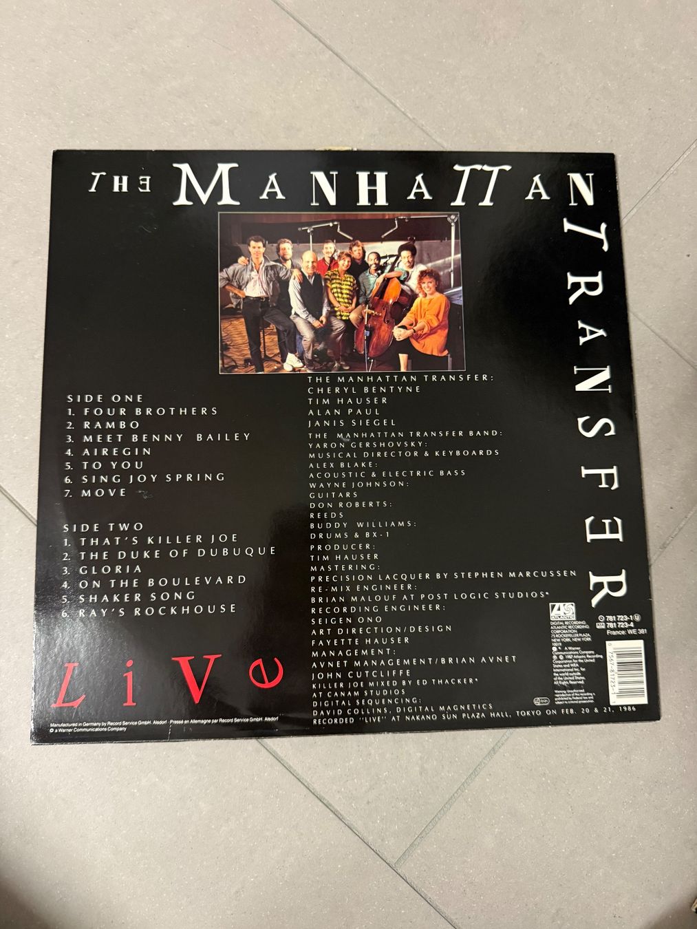 Schallplatten: Schallplatte / The Manhattan Transfer / Live – Gebraucht aus Freidorf TG von sarotiko 1