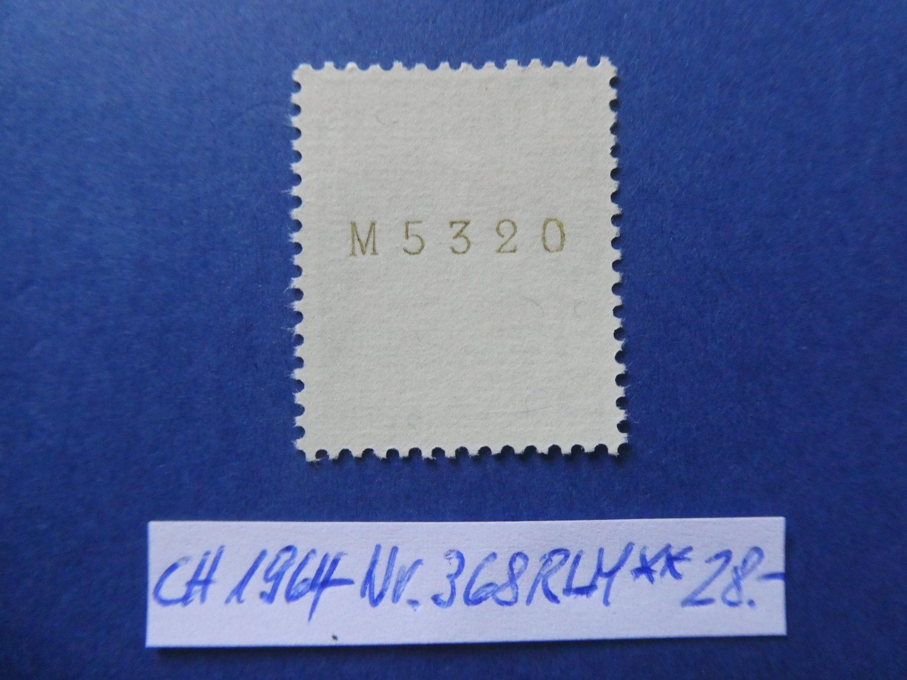 Tutti i francobolli: CH 1964 Nr. 368RLM postfrisch ** – Usato da Lausen venduto da Herbamare01 1