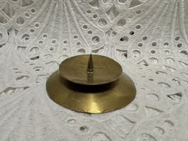 Vintage Kerzenständer Messing  Shabby Chic Stil 6cm Dm