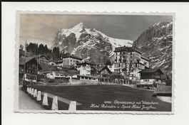 AK  ca.1945 Grindelwald Hotel Belvedere,Sport Hotel Jungfrau