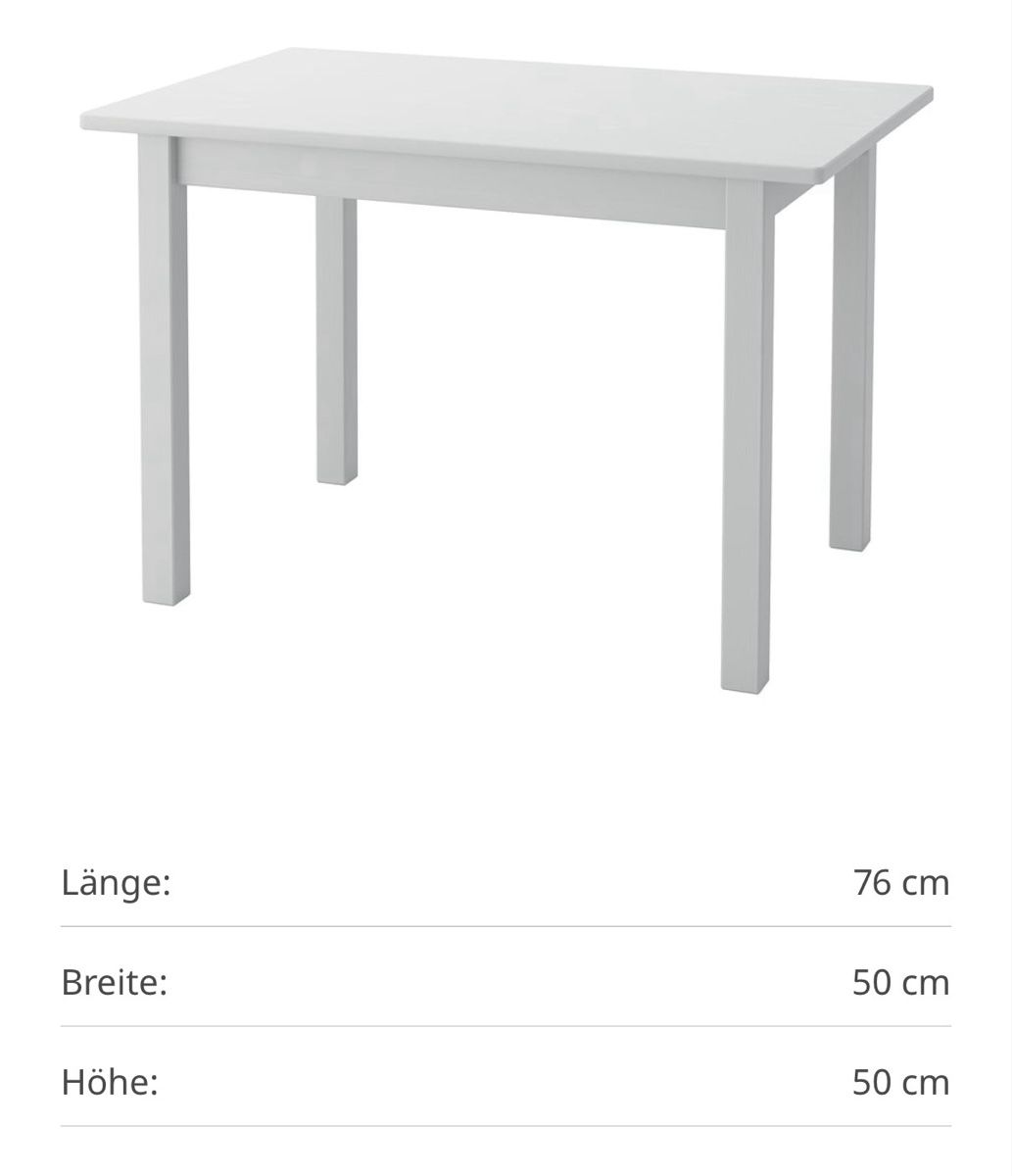 Ikea Set di tavolo e panche: Ikea-Kindertisch (Sundvik) mit 2 Stühlen – Usato da Zürich venduto da nathi83 2