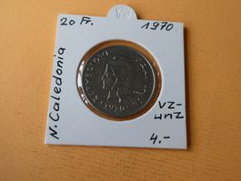 Nouvelle Caledonie 1970, 20 Francs