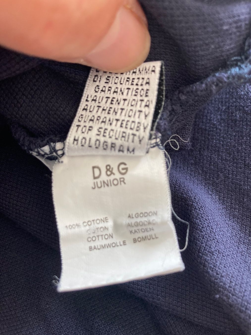 Dolce & Gabbana Hemden, T-Shirts & Polos: Dolce & Gabbana Langarmshirt Gr. 6 J. – Gebraucht aus Meilen von Golfer04 5