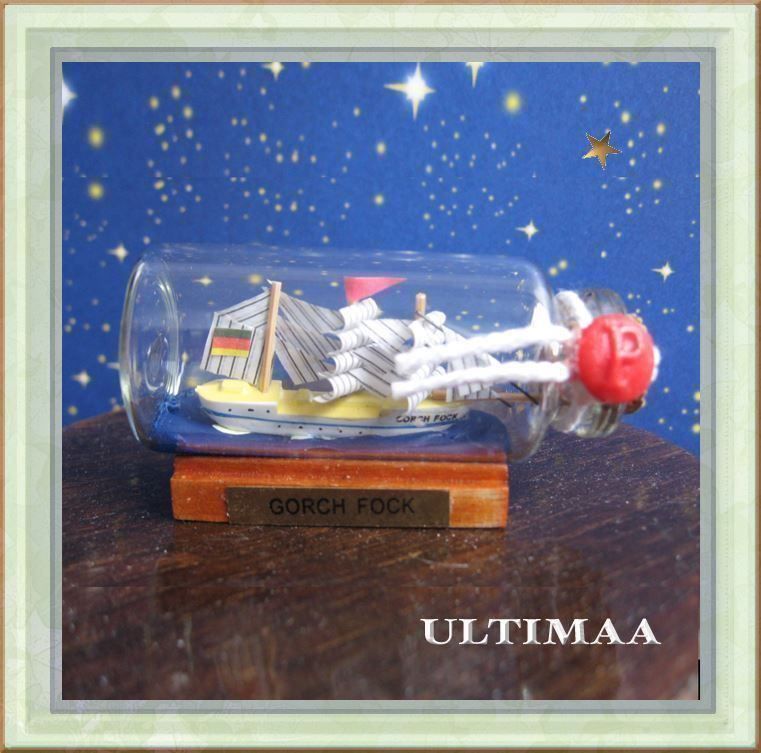 Kit di modellismo & Modellini statici: Gorch Fock-Segelschiff in 5cm- Flasche – Nuovo (secondo la descrizione) da Bern venduto da Ultimaa