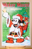 Mickey Mouse Blechschild Weihnachten, selten, Top!