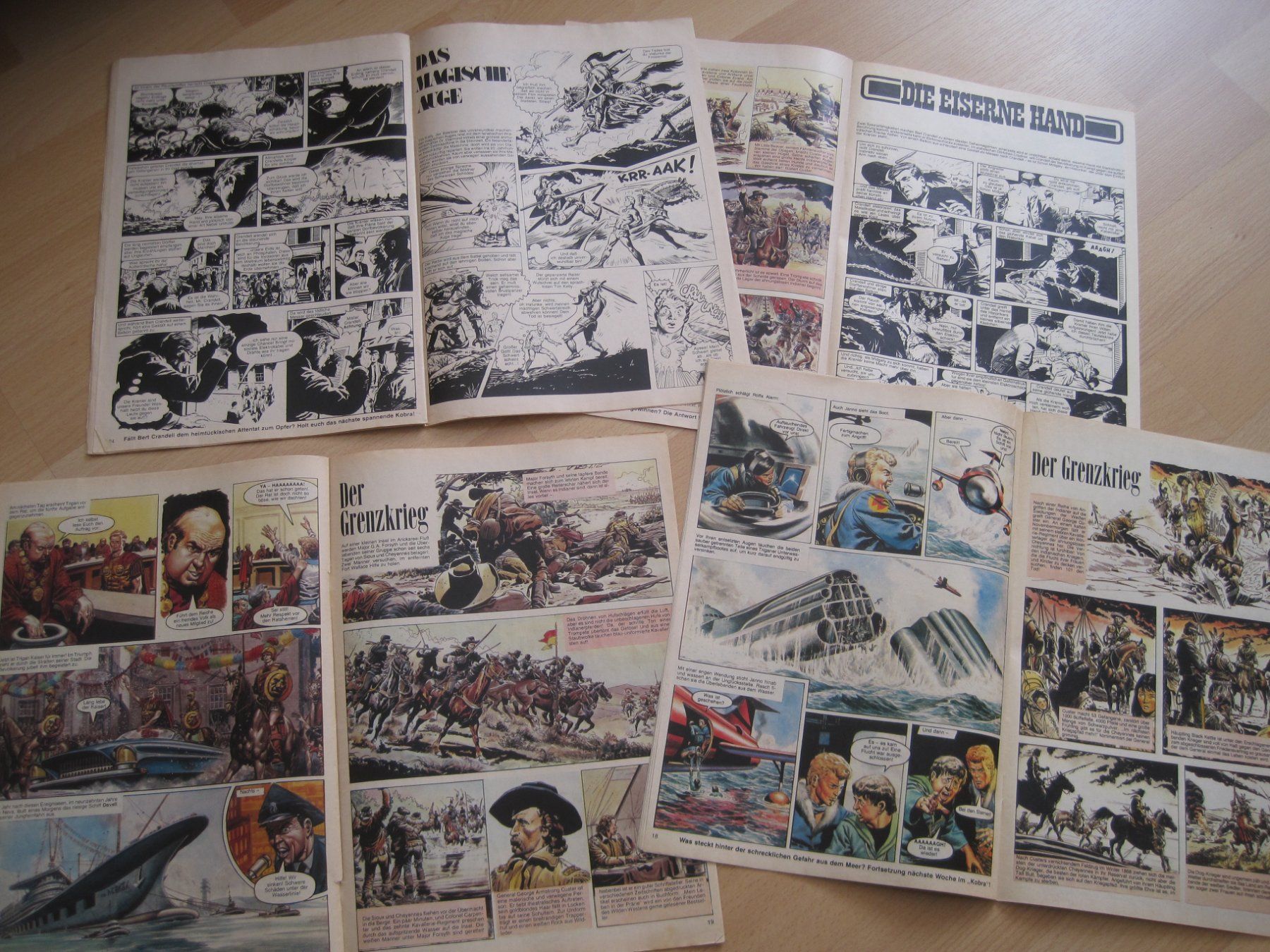 Comics: KOBRA Eiserne Hand Trigan Archie  1976 Comic LOT B – Gebraucht aus Gossau SG von Noryflory 2