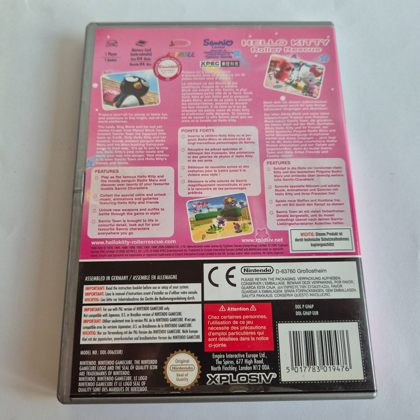 Nintendo Giochi: Hello Kitty - Roller Rescue - GC – Usato da Zürich venduto da Mephisto87 1