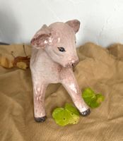Gartenfigur Kalb Kälbli aus Keramik, 1,4 kilo