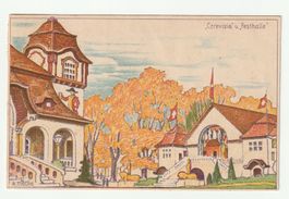 AK Landesausstellung Bern 1914 Cerevisia & Festhalle Rarität