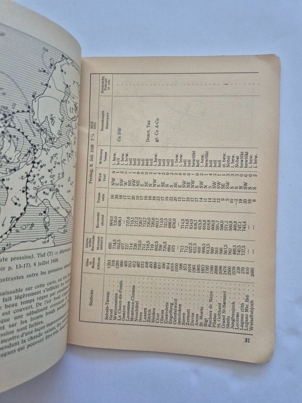 Libri: Schweizer Armee: Meteorologie et Avalanches 1942 – Usato da Langendorf venduto da zvonu161 3