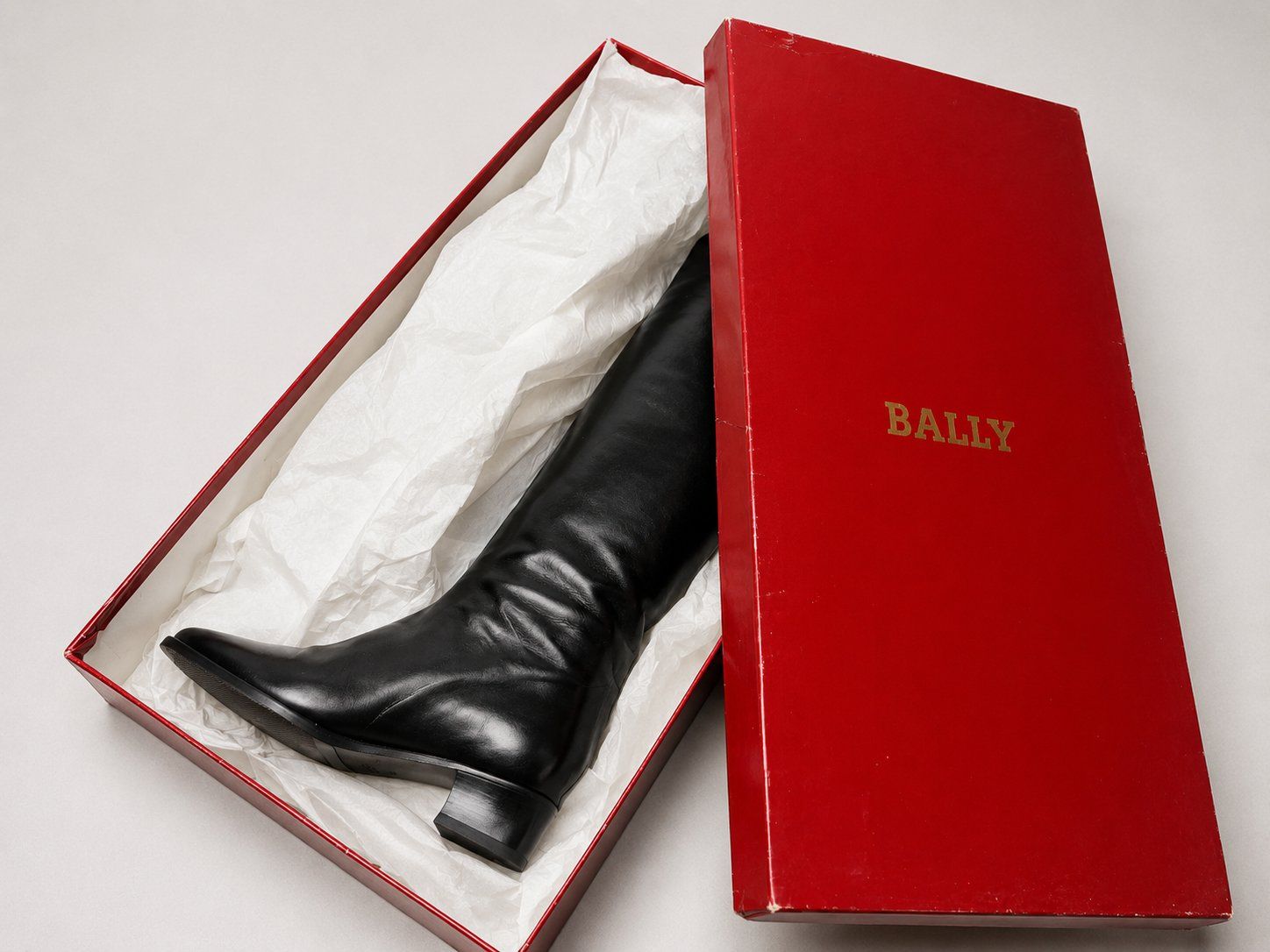Bally Scarpe da donna: BALLY Langschaftstiefel Nero aus Nappaleder - Gr. 36 – Usato da Zürich venduto da Arche_Brockenhaus 7