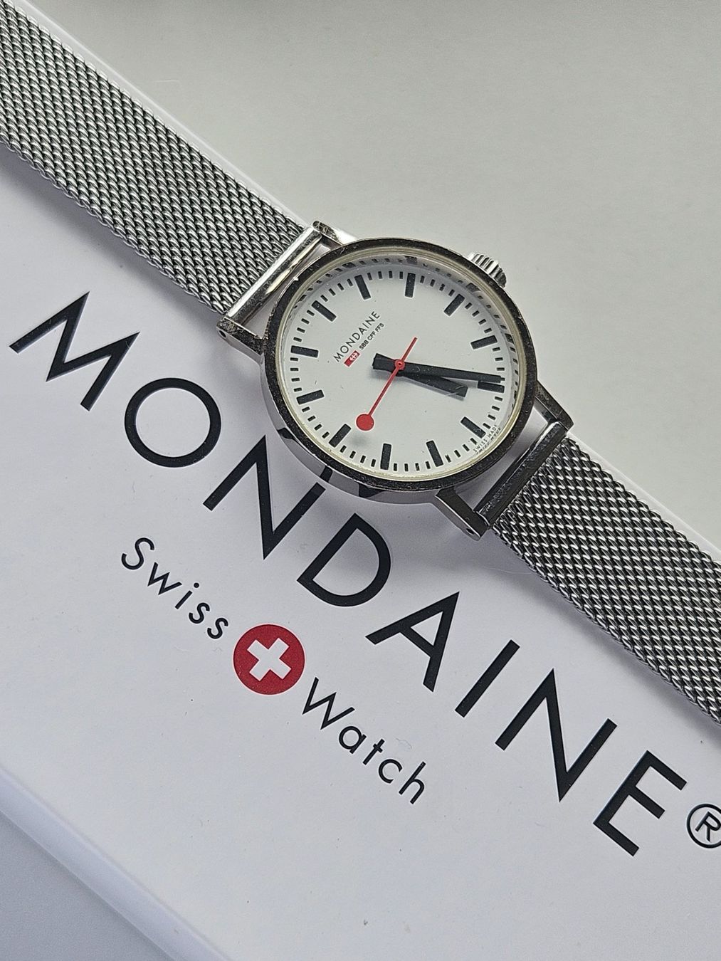 Mondaine Orologi: SBB Uhr Mondaine Quartz mit Box – Usato da Berikon venduto da mmm21 7