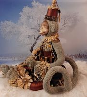 ÄLTERER MONKEY DOLL VON KATHERINES COLLECTION ( USA )