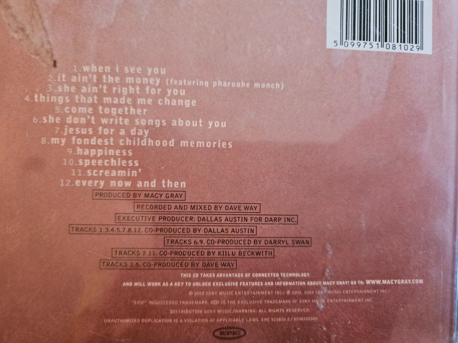 CD: Mac Gray, The trouble with being myself – Usato da Zürich venduto da lorenzo167 1