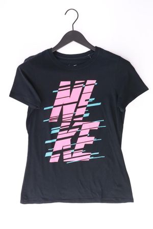 Nike Printshirt Gr. M Kurzarm schwarz