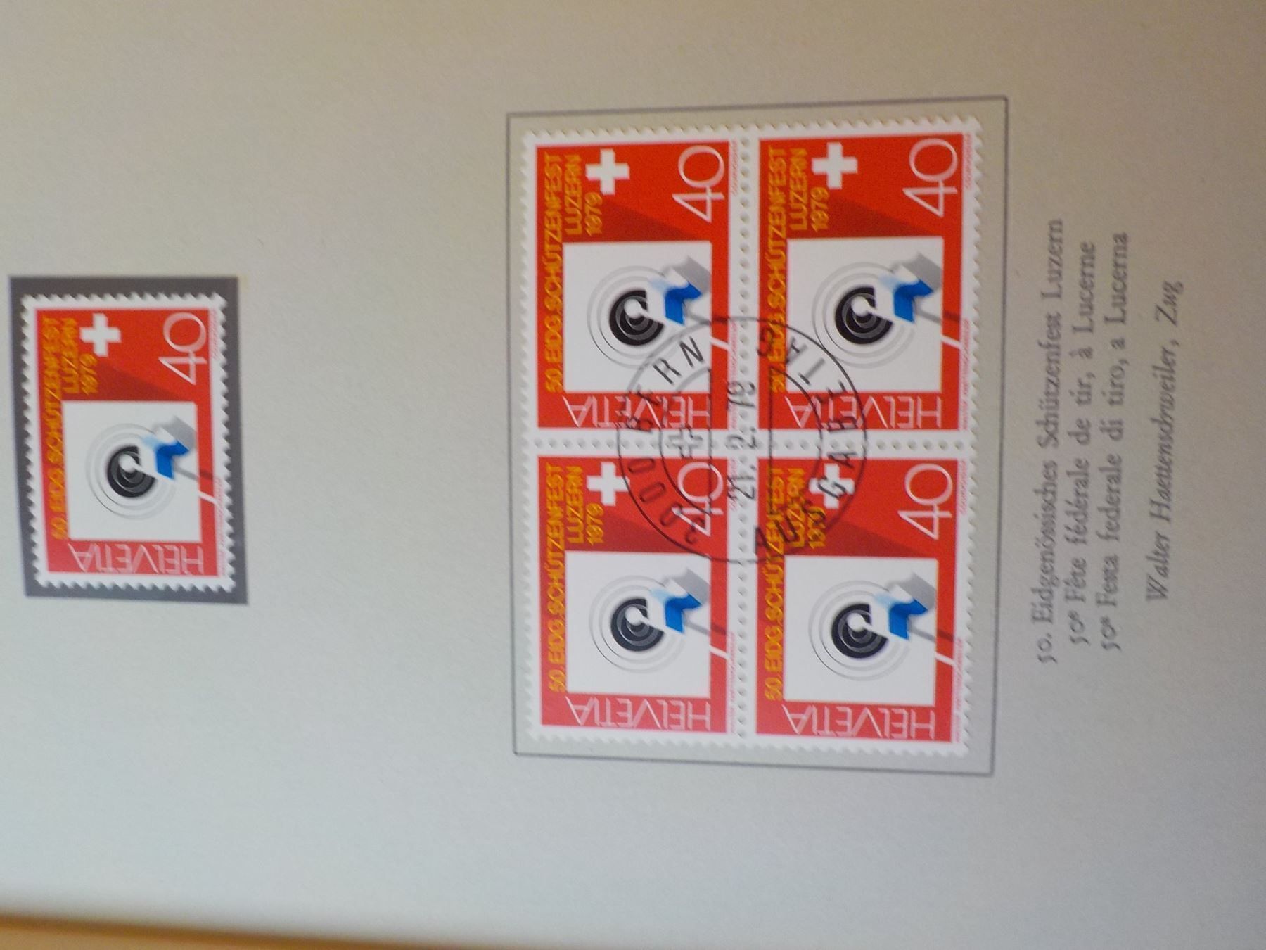 Tutti i francobolli: 1979, Jahresausgabe GD-PTT – Difettoso da Muri b. Bern venduto da Ricardoverkauf 2