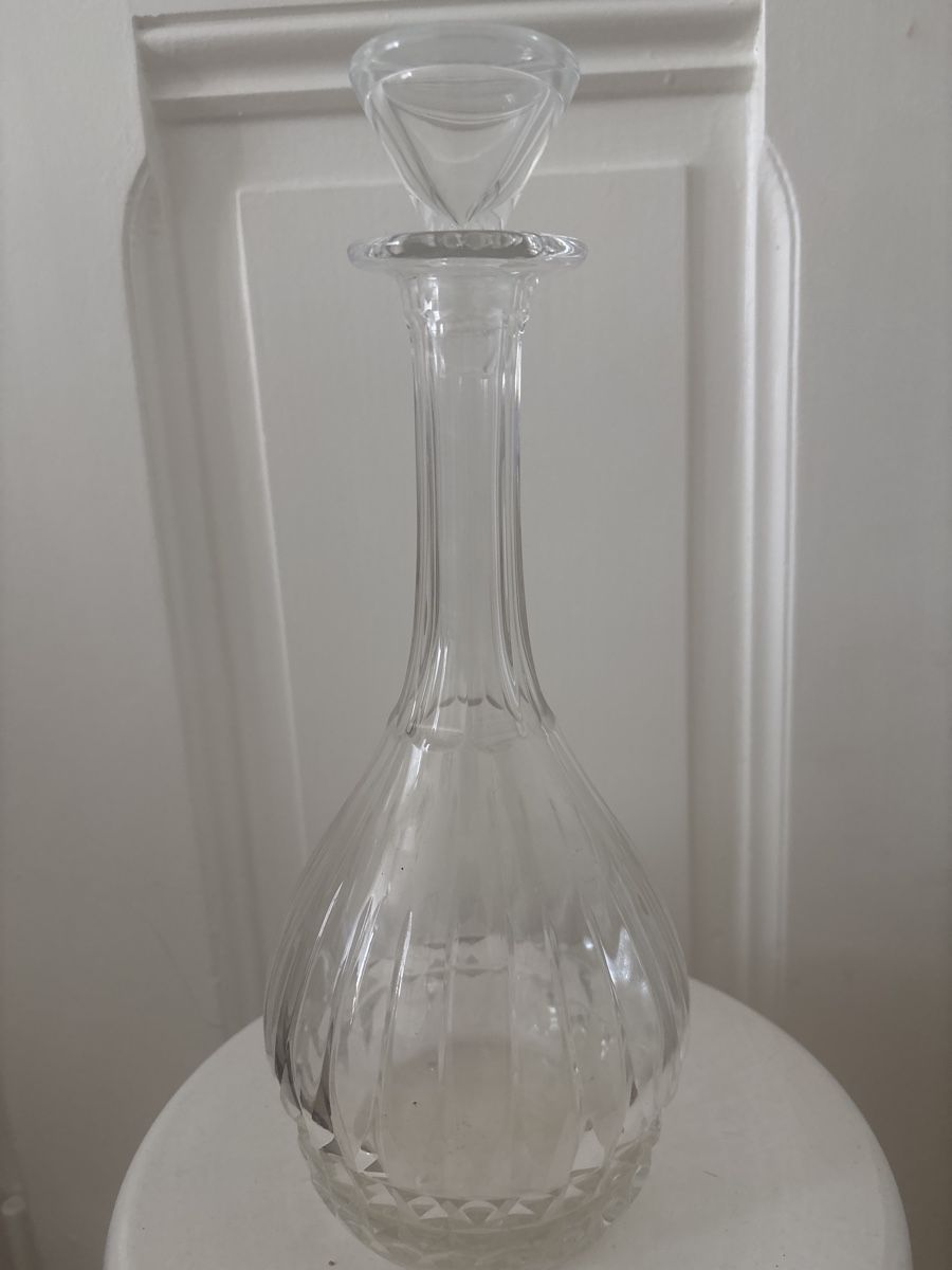 Lambert Caraffe: Carafe en cristal taillé Val St Lambert – Usato da Genève venduto da ati_tj8f 4