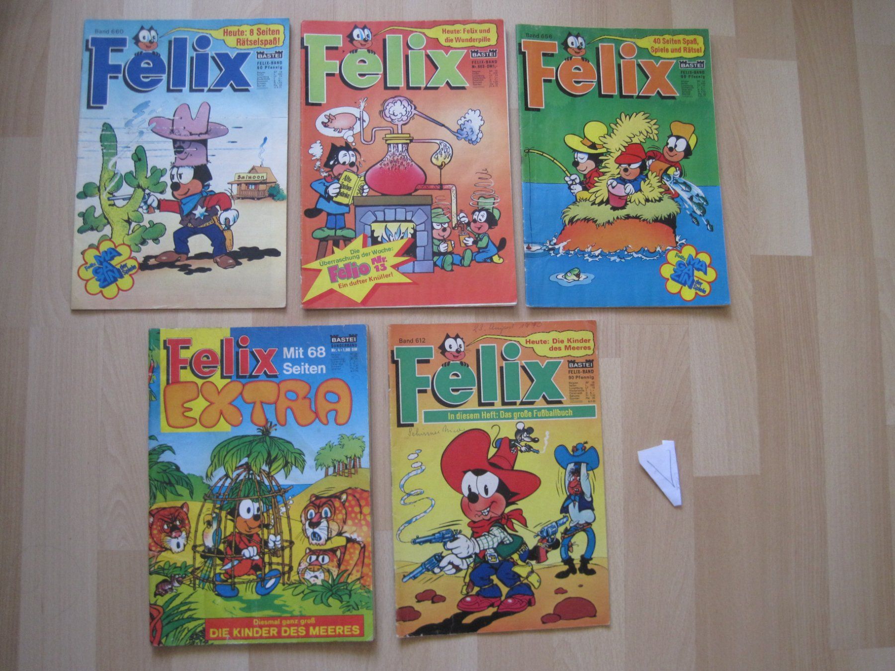 Comics: Felix  Bastei mit Silberpfeil drin  Comics LOT V – Gebraucht aus Gossau SG von Noryflory