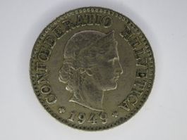 10 Rappen 1949 B – Original – Ideales Geburtstagsgeschenk 🎁