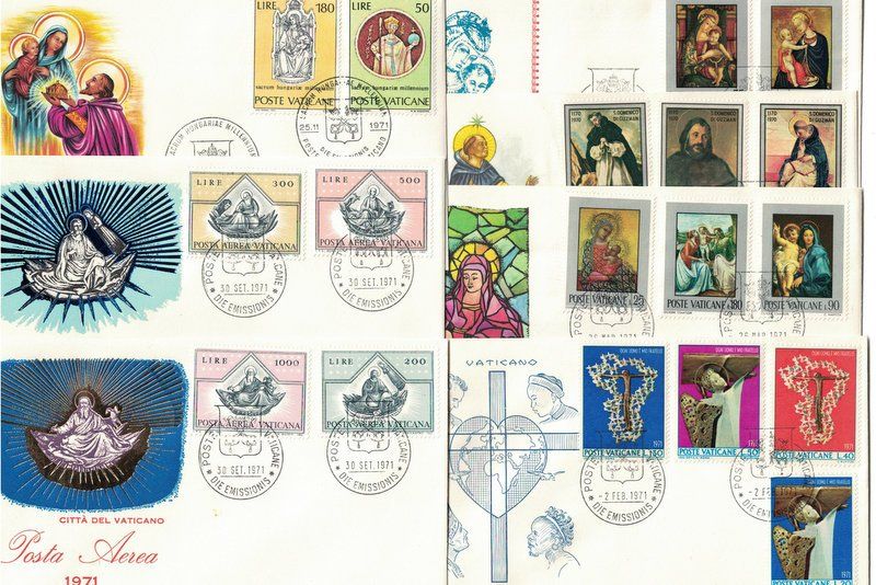 Tutti i francobolli: 7 FDC - Vatikan 1970 – Nuovo (secondo la descrizione) da Bonstetten venduto da Pinguin75