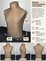 Herren Schaufensterpuppe Torso beige