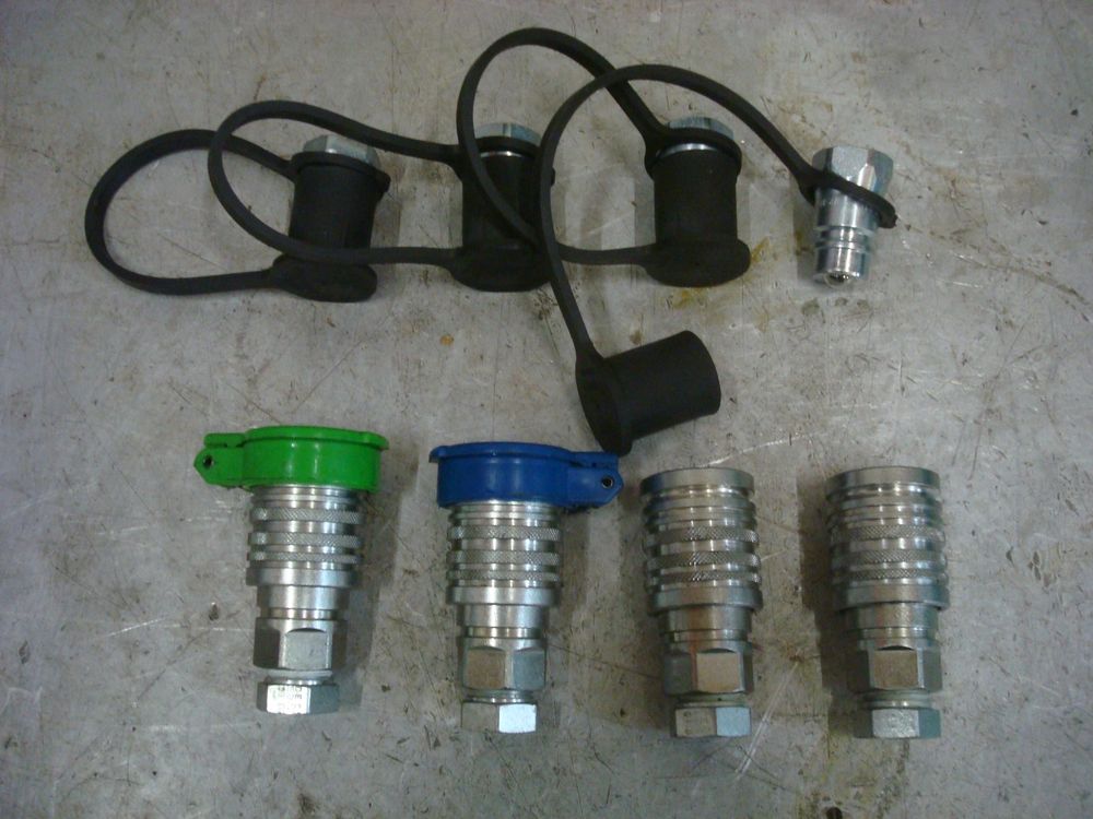 Pioneer-Style Hydraulik-Kupplungsschutz – Staubkappen Für Männliche & Weibliche Stecker, Mit Haltering
