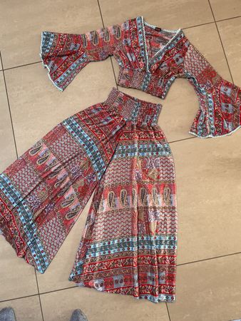 Boho Zweiteiler aus Seide