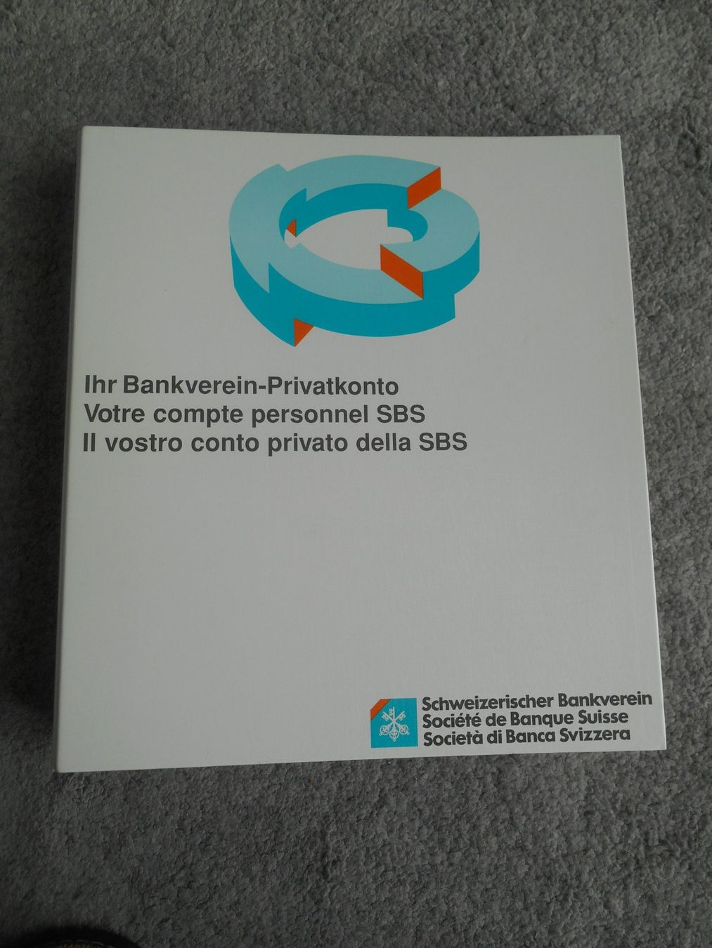 Libri: Nostalgischer Ordner vom "Schweizerischen Bankverein" – Usato da Möhlin venduto da bekapame
