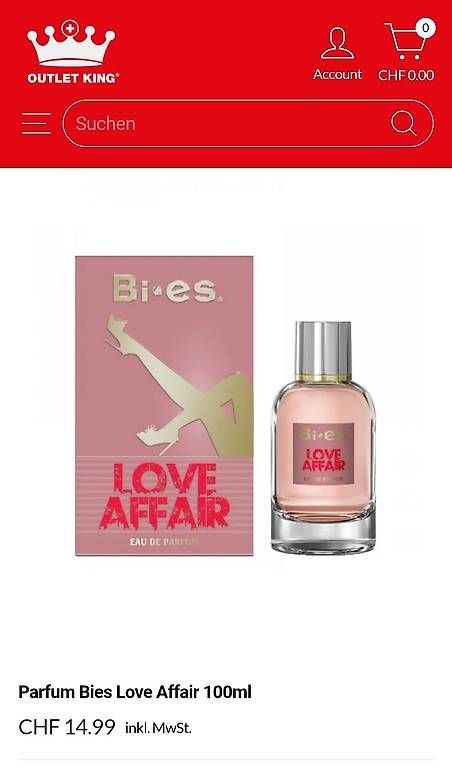 Parfum & Eau de Toilette: Parfüm Bies Love Affaire – Neu (gemäss Beschreibung) aus Chur von pat_6y5t