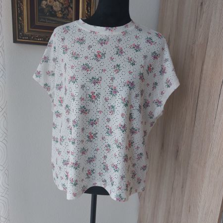 Shirtbluse mit Blumenmuster 40/42
