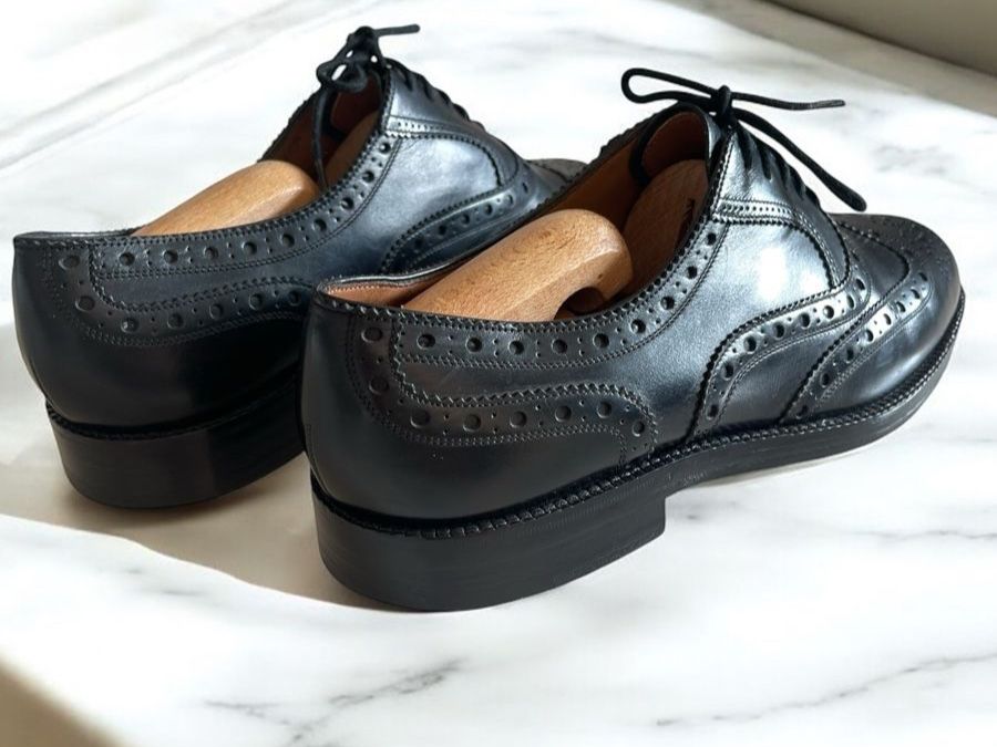 BALLY SCRIBE Handmade Oxford Brogues UK 7D /40 Vintage Luxus (Gebraucht ...