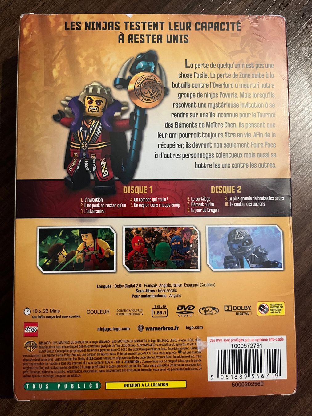 Tutti i DVDs: Lego | Ninjago DVD | Saison 4 (FR/EN) – Nuovo (secondo la descrizione) da Sierre venduto da black.box 1