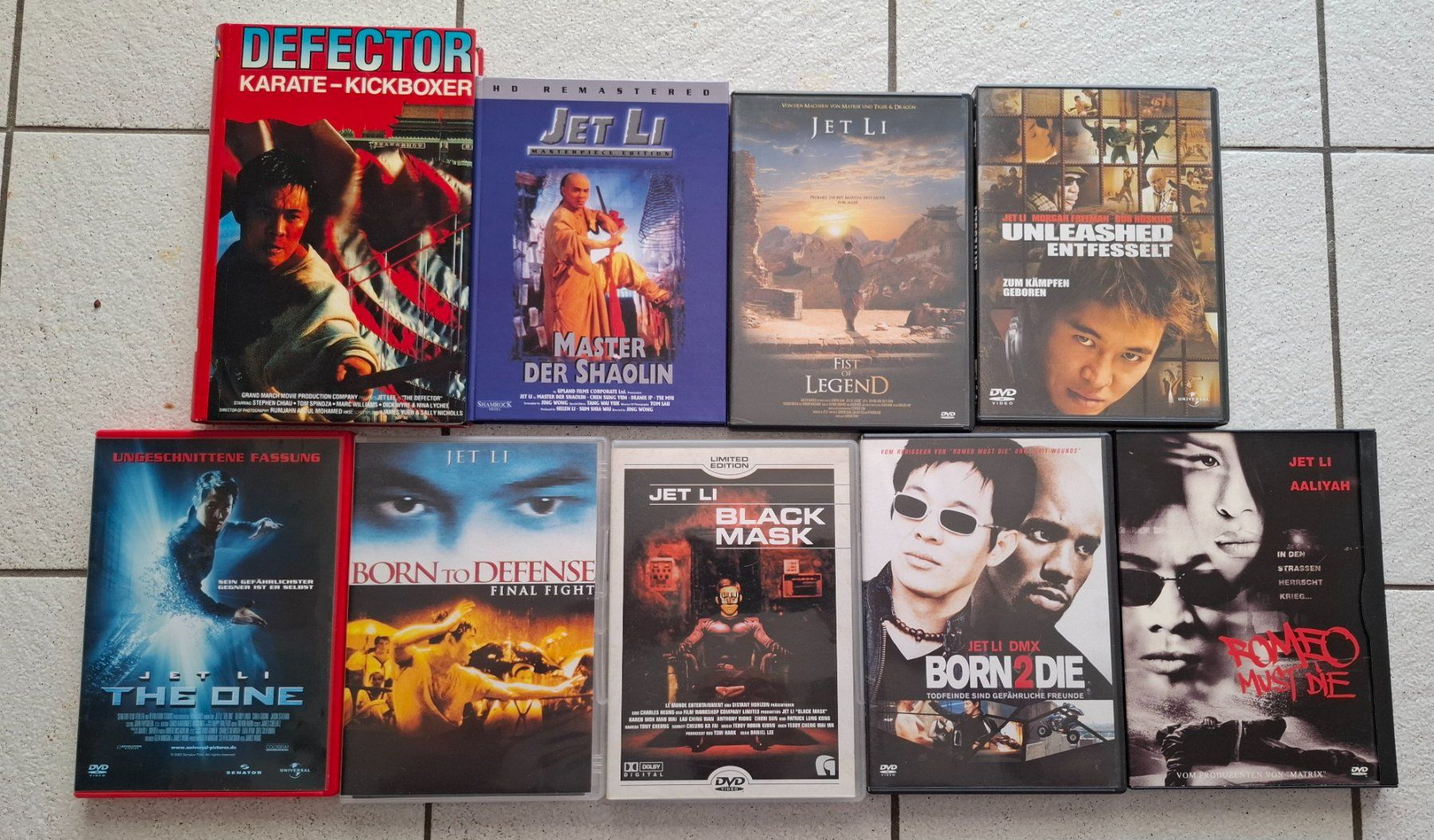 Tutti i DVDs: Jet Li Sammlung auf DVD und Blu-Ray – Nuovo (secondo la descrizione) da Riehen venduto da DVD-Palace