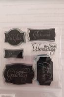 Stempel Set, Grusskarten, Geburtstag, Glückwunsch