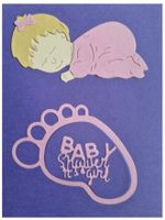 Stanzschablone Nr. R106, Baby, Füsse (Sizzix geeignet)