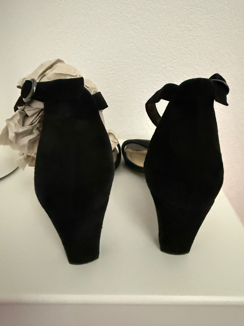 Gabor Scarpe da donna: Sandales Gabor en daim noir – Usato da Gimel venduto da fan_8tvc 2